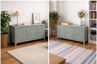 MOBILE TV METALLO - STILE INDUSTRIALE