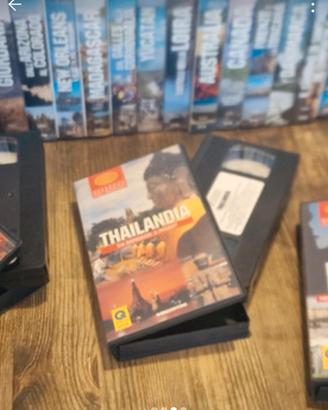 videocassette VHS bellezze del mondo