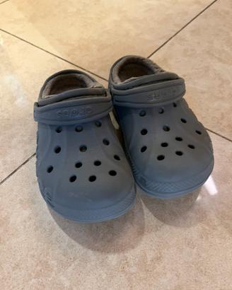 Crocs grigi cin pelo numero C12