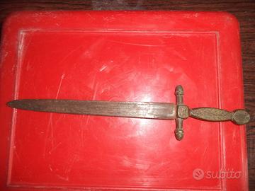 Tagliacarte bronzo Reale Accademia di Marina