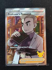 Carta Pokémon Professor's Research full art