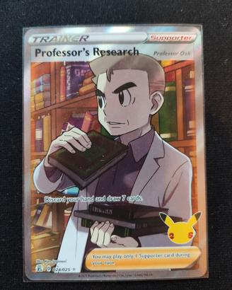 Carta Pokémon Professor's Research full art