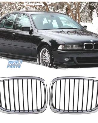 GRIGLIA BMW SERIE 5 E39 NERO CROMATO