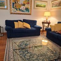 Tavolo vetro e metallo mod. Alanda Paolo Piva