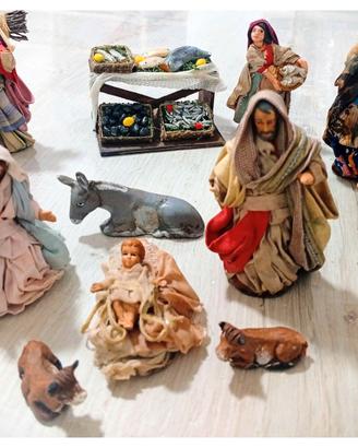 personaggi presepio napoletano fatti a mano 