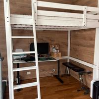 Soppalco IKEA con letto