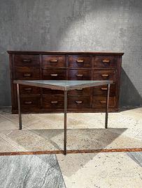 Tavolino ad angolo da salotto triangolare