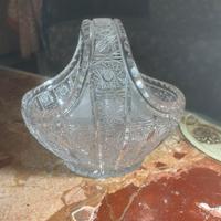 Cestino in cristallo Boemia