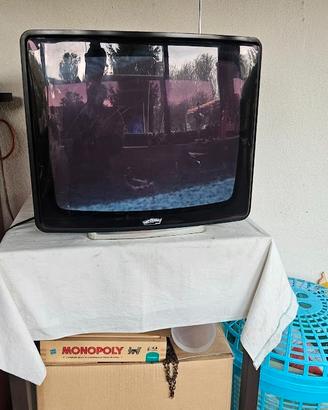 TELEVISORE VINTAGE BIANCO NERO WATT RADIO TV