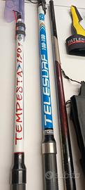 attrezzatura pesca surf casting 