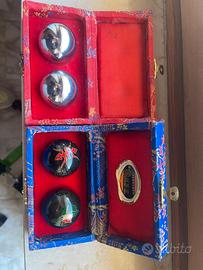 Palline rilassanti cinesi con meccanismo sonoro