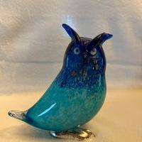 Gufo in vetro artistico di Murano Dogale