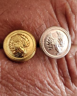 EX FS bottoncini in metallo berretto ferrovie old