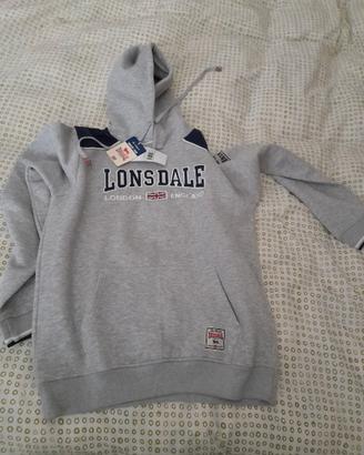 Felpa con cappuccio Lonsdale London taglia M nuova