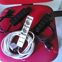 Ciabatte multipresa - 3 pezzi