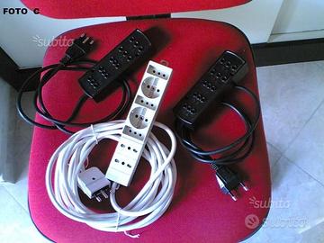 Ciabatte multipresa - 3 pezzi