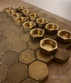 90 tappi diametro 3/4” in ottone femmina