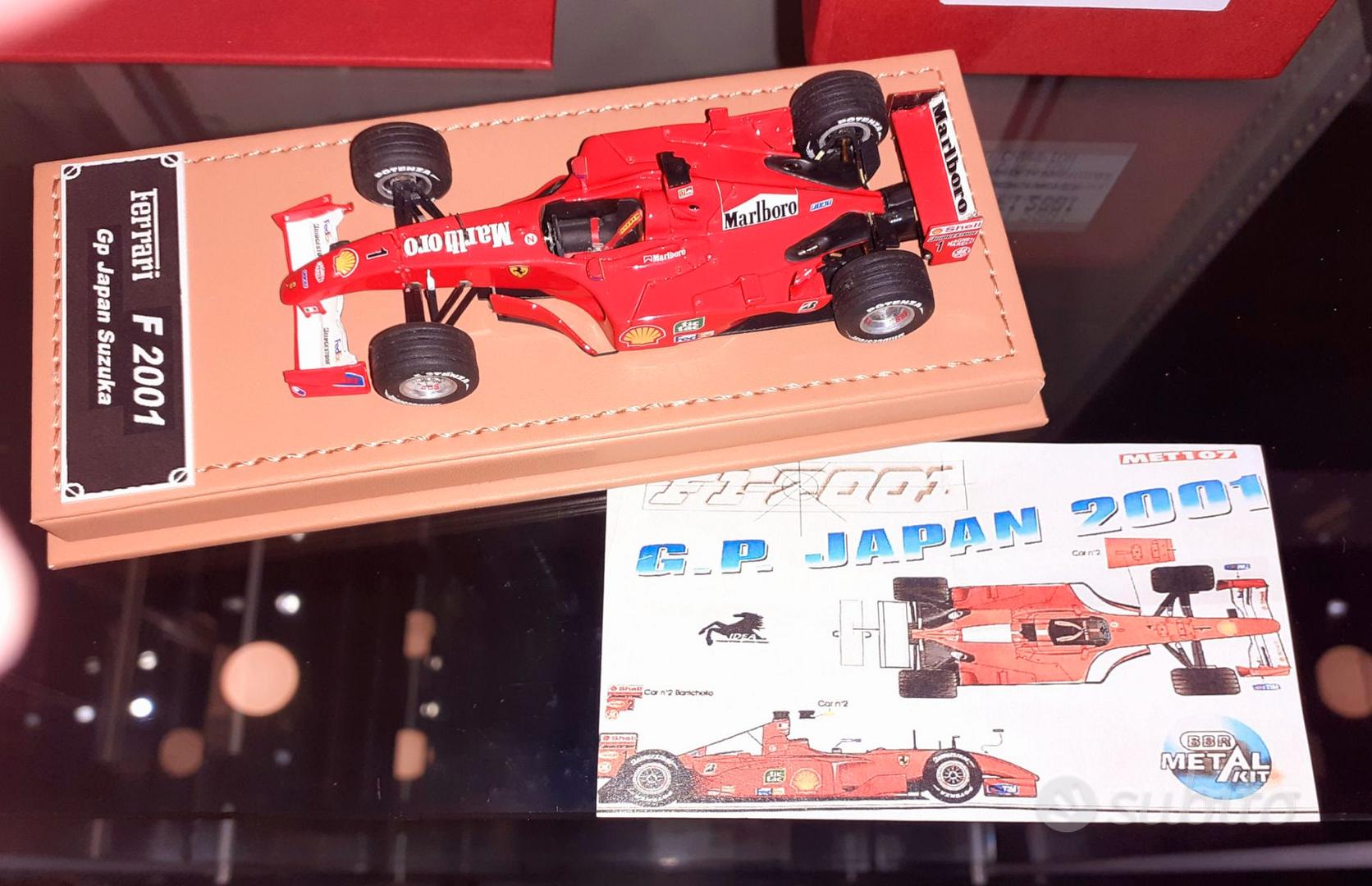 Ferrari F2001 Gp japan Suzuka marca BBR 1 43 - Collezionismo In