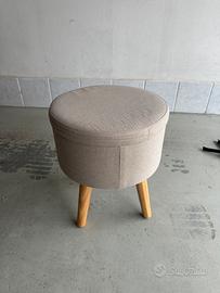 Pouf contentore beige
