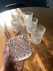 Set di 6 bicchieri whisky