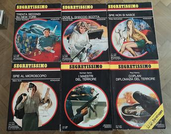 Vintage Lotto 6 libri Segretissimo 