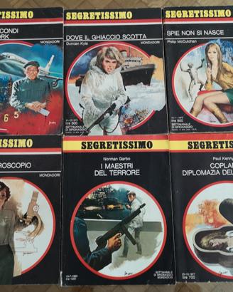 Vintage Lotto 6 libri Segretissimo 