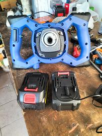 miscelatore malta a batteria 