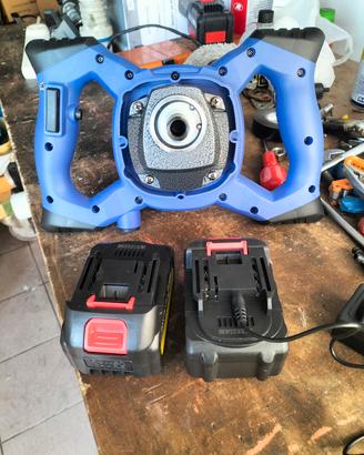 miscelatore malta a batteria 