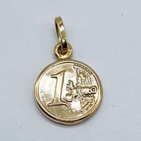 COD.5.25 CIONDOLO ORO GIALLO 18K 750 MONETINA