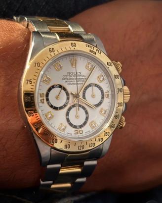Rolex daytona 16523 full set diamanti