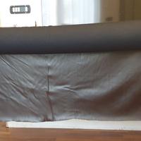 tessuto similpelle elasticizzato colore marrone