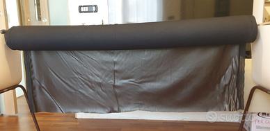 tessuto similpelle elasticizzato colore marrone