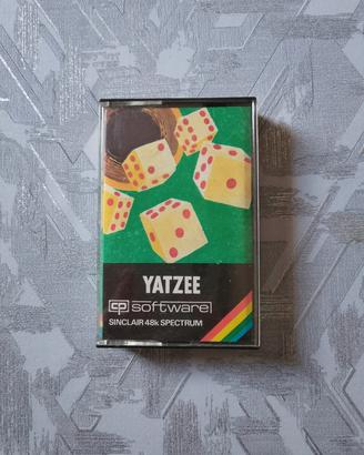 spectrum yatzee cassetta vintage