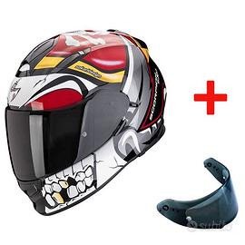 CASCO SCORPION EXO 491 PIRATE + VISIERA FUME