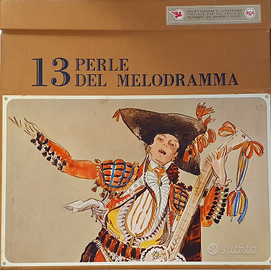 Box 10 vinili 33 giri "13 perle del melodramma"