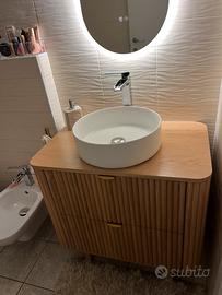 Mobile bagno 80 cm e lavabo