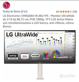 Monitor LG 34WQ68X-W.AEU IPS UltraWide