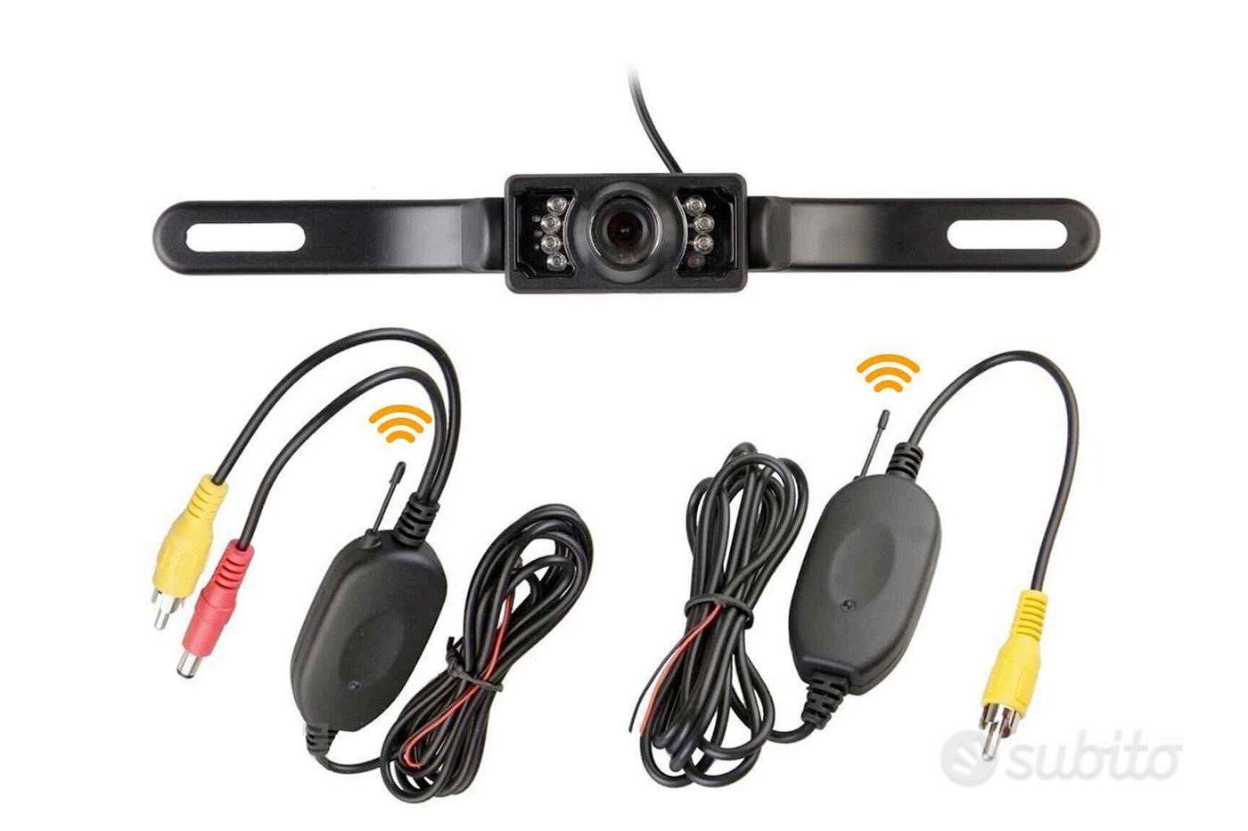 Cavo di prolunga per telecamera di retromarcia per auto da 2,5 m a 4 pin, per camper, rimorchi e camion da 12 V e 24 V