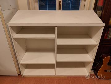 Scaffale leggio con scansie portalibri