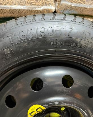 Ruotino di scorta Peugeot  Citroen Ds 17 pollici
