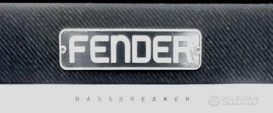 Fender Bassbreaker Testata 15 Watt