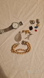 set bigiotteria vintage danneggiata per lavorazion