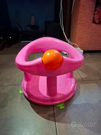 Seggiolino da bagno rosa