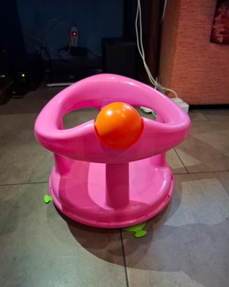 Seggiolino da bagno rosa