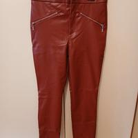 Leggins zara rosso 