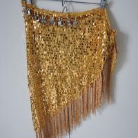 cintura belly dance color oro