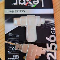 Chiavetta usb memoria Lexar D40E 256 GB
