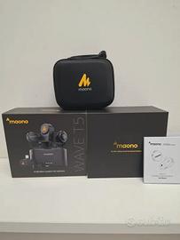 Maono Wave T5 Mini microfono (2TX+3RX) per iPhone