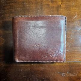 Portafogli di pelle The Bridge con portamonete