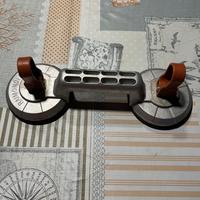 Ventosa doppia in alluminio per piastrelle